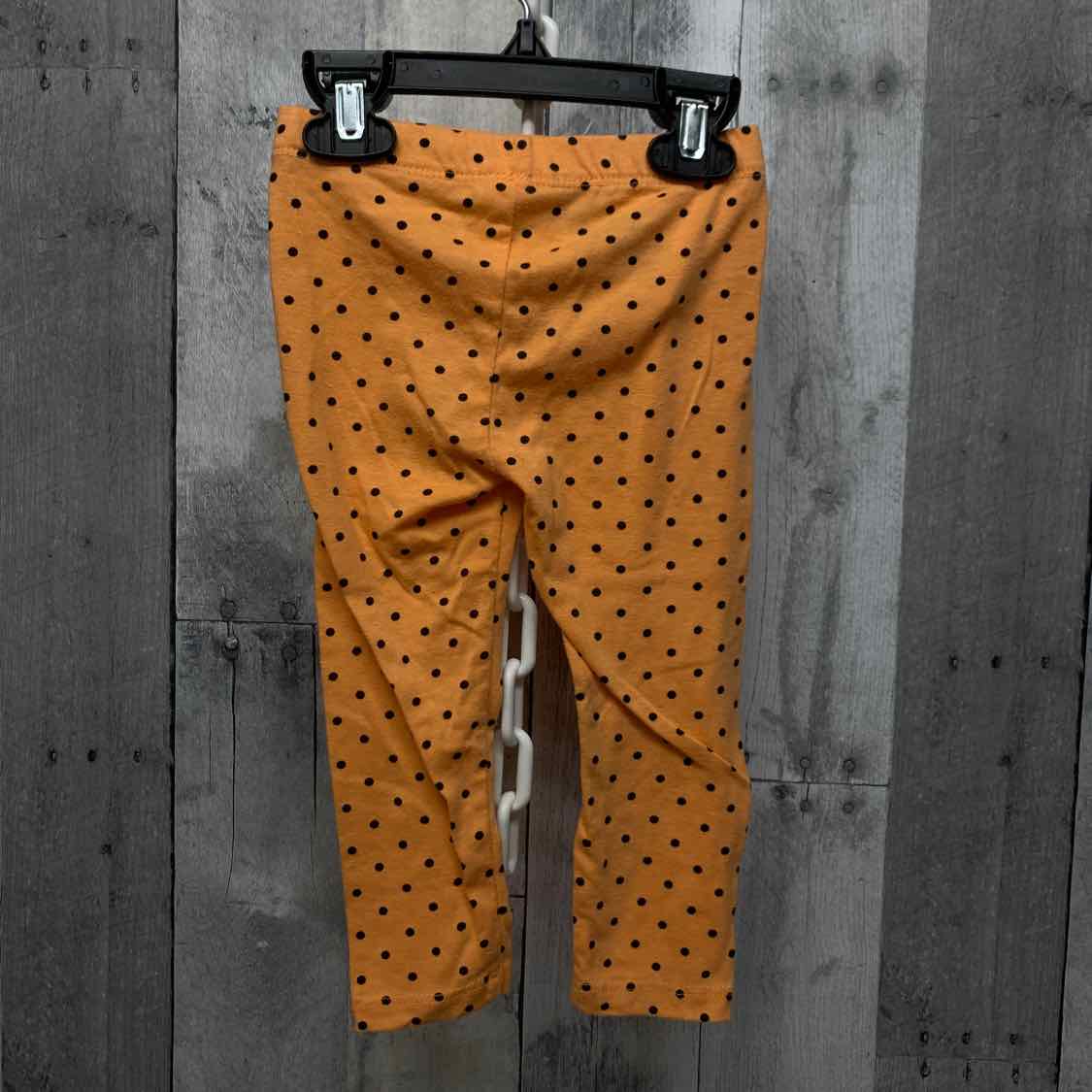Size 2T Orange/Black B Brand Leggings