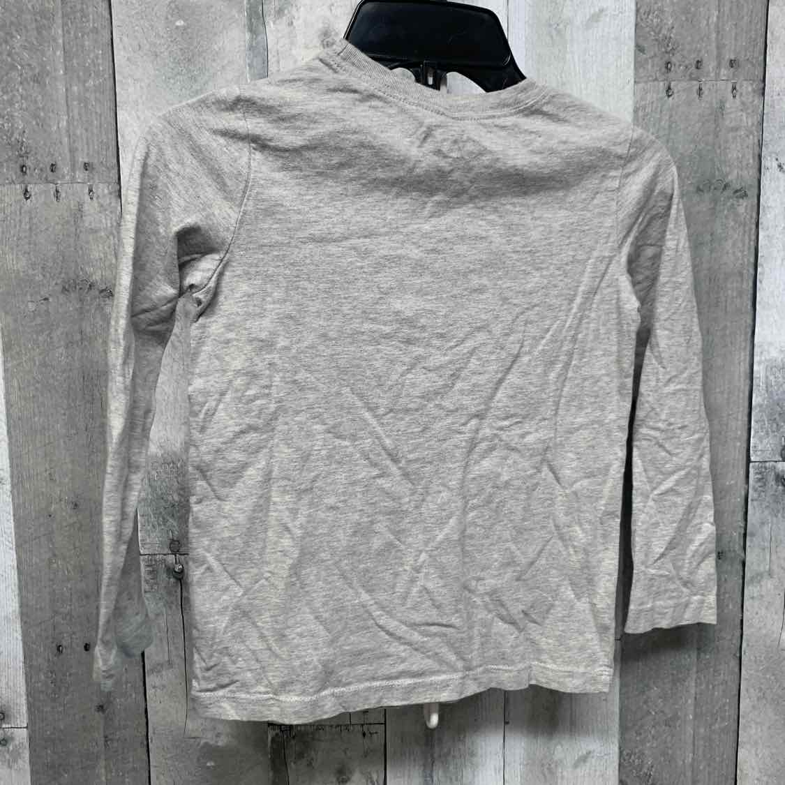 Size 6 Gray/Red Children's Place Long Sleeve Shirt