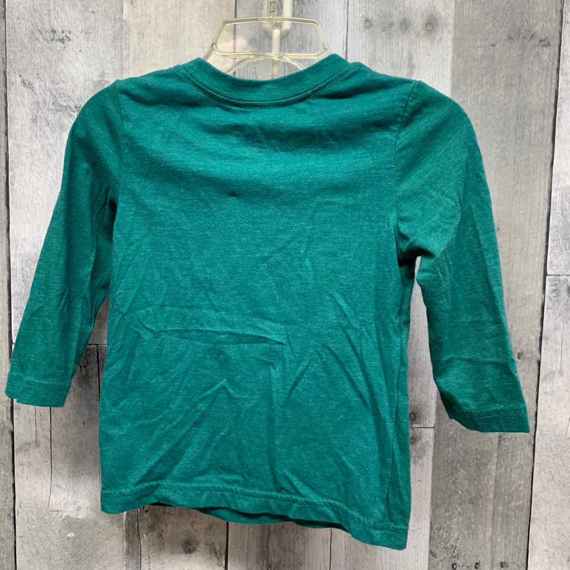 Size 18 Months Green Cat & Jack Long Sleeve Shirt