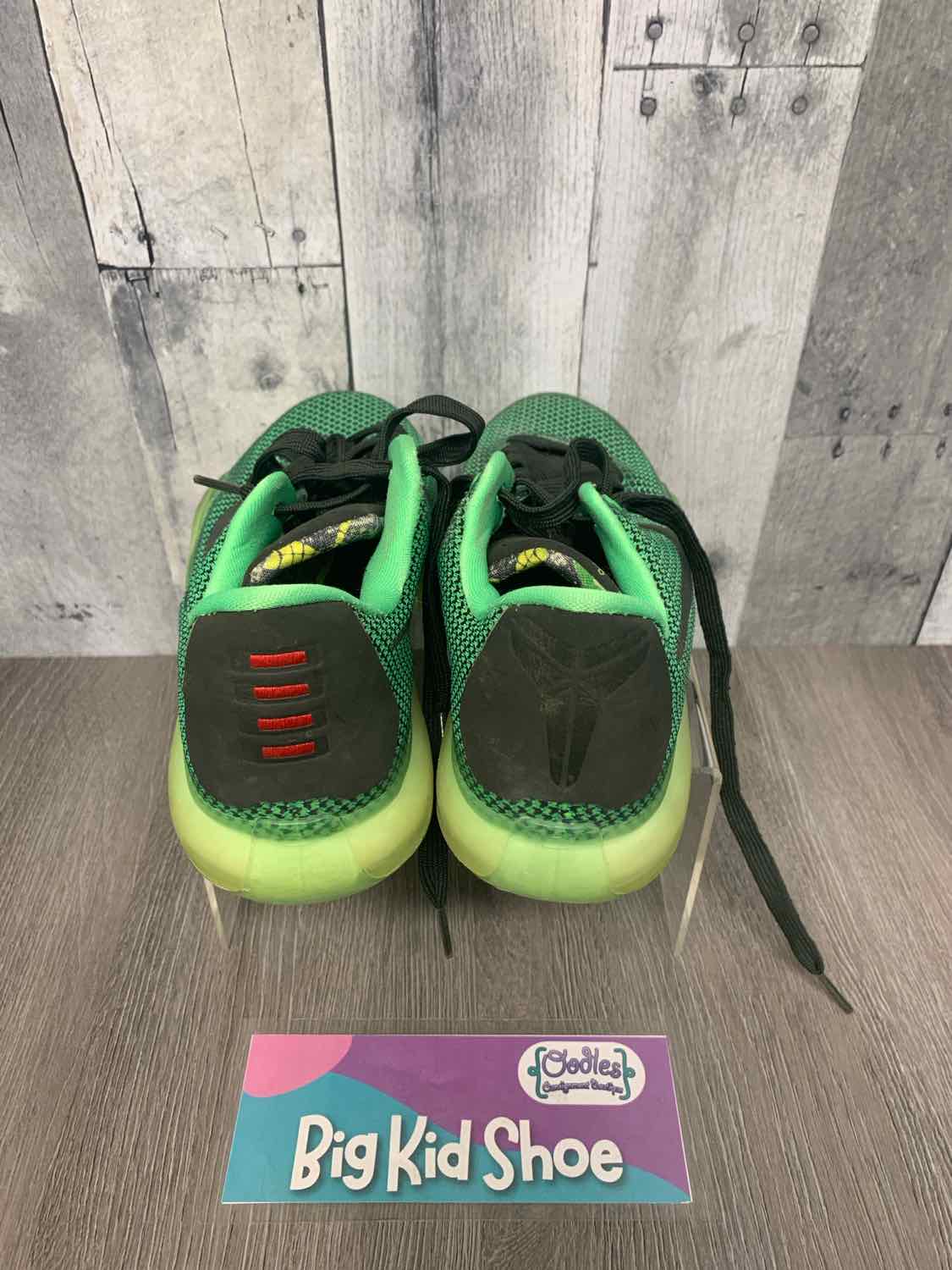 Size 4 Green/Gray Sport Brand Sneakers