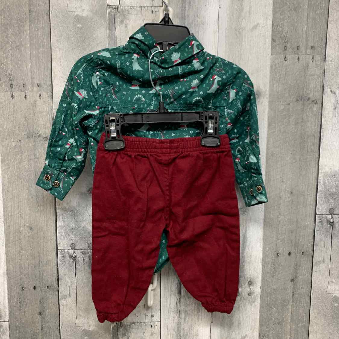 Size 6 Months Green B Brand Shirt/Pants