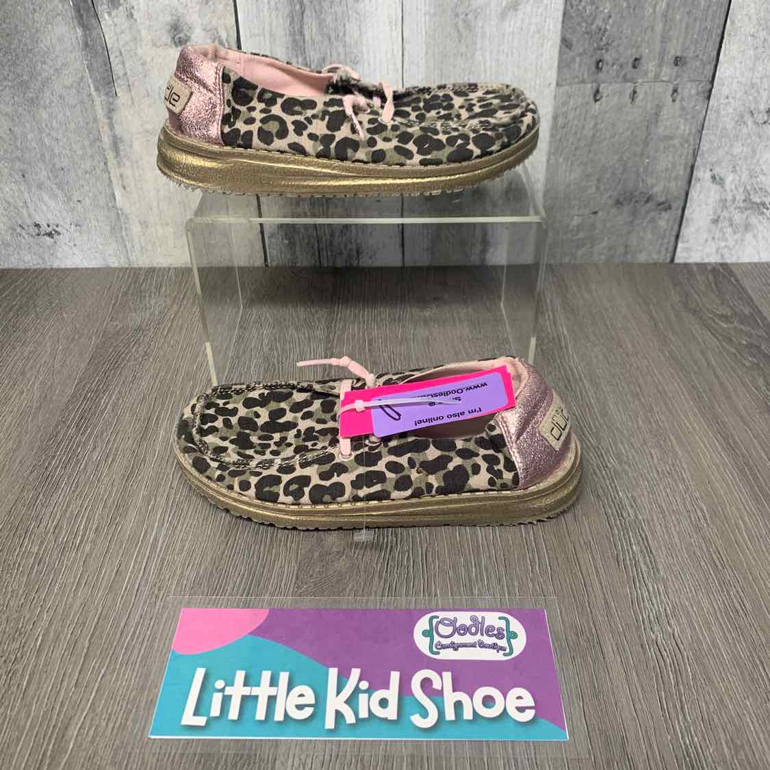 Size 11 Pink/Tan Hey Dude Loafers