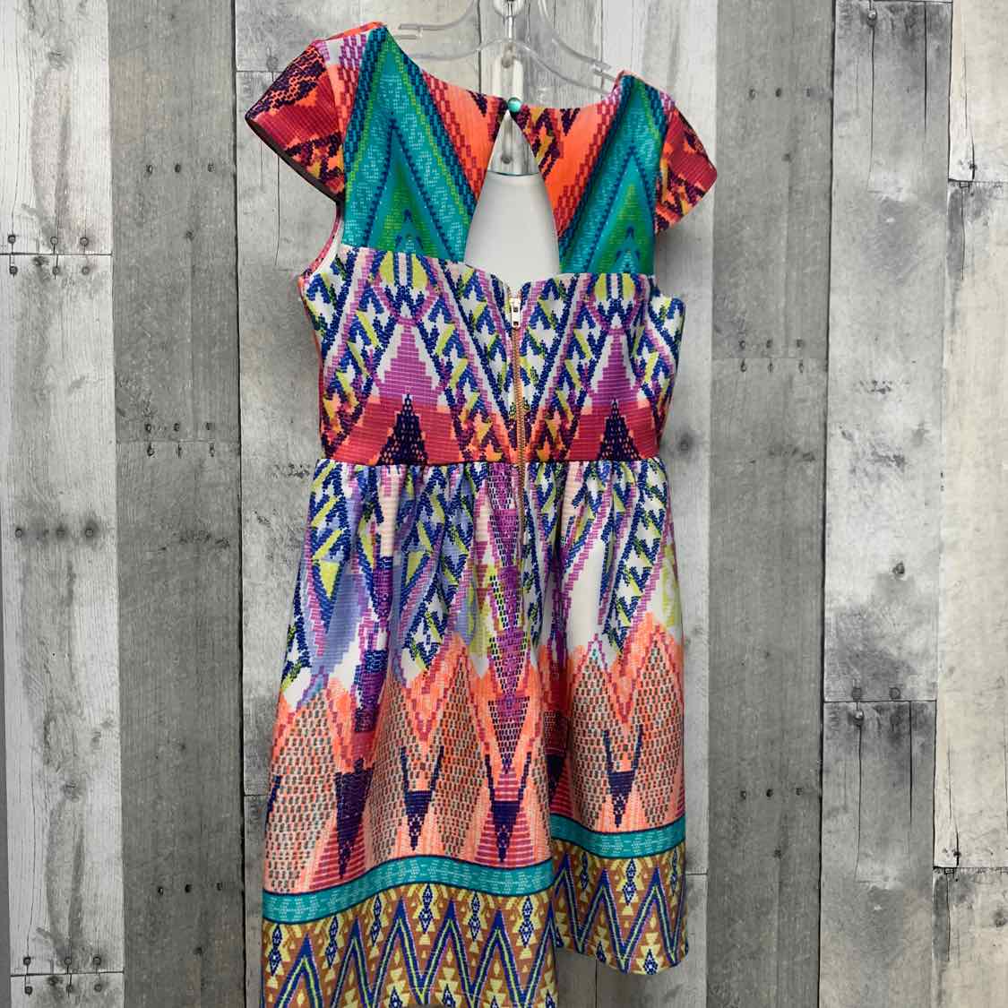 Size 7 Blue/Pink B Brand Dress
