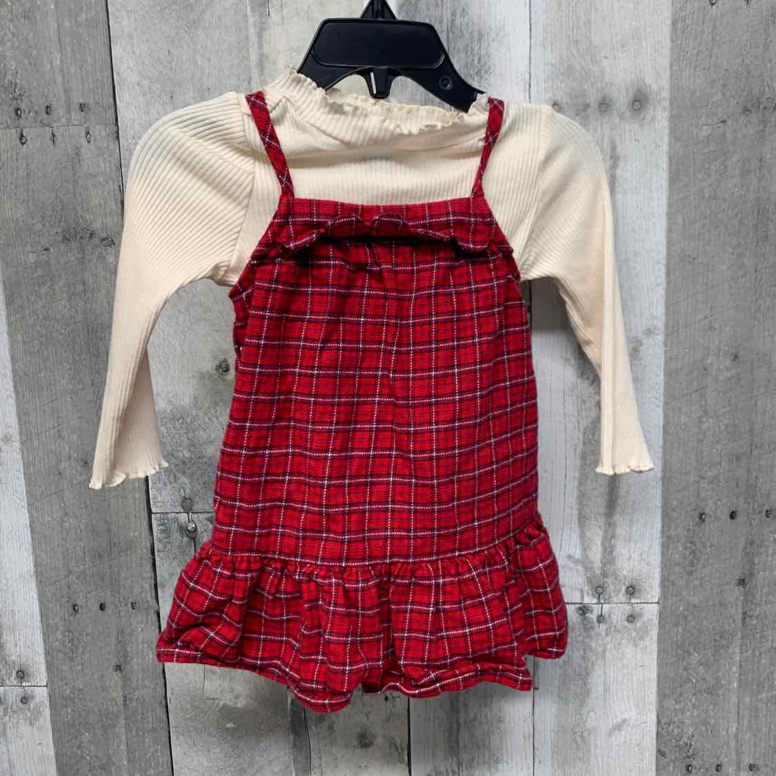 Size 6-12 White/Red Old Navy Shirt/Jumper