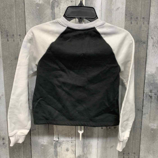 Size 7/8 White/Black Disney Sweater - Outer