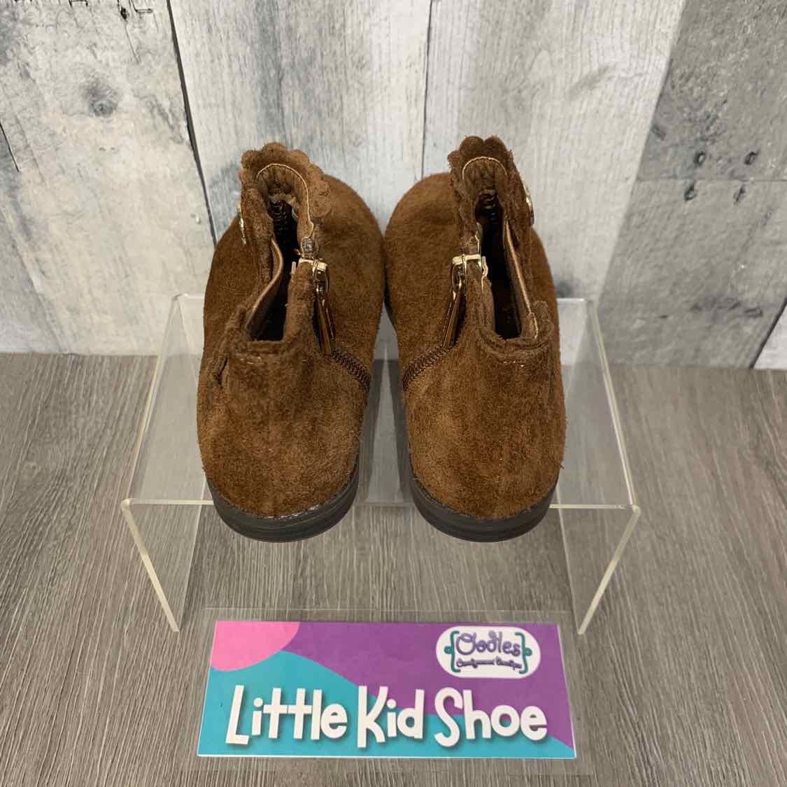 Size 8 Brown/Gold Michael Kors Boots