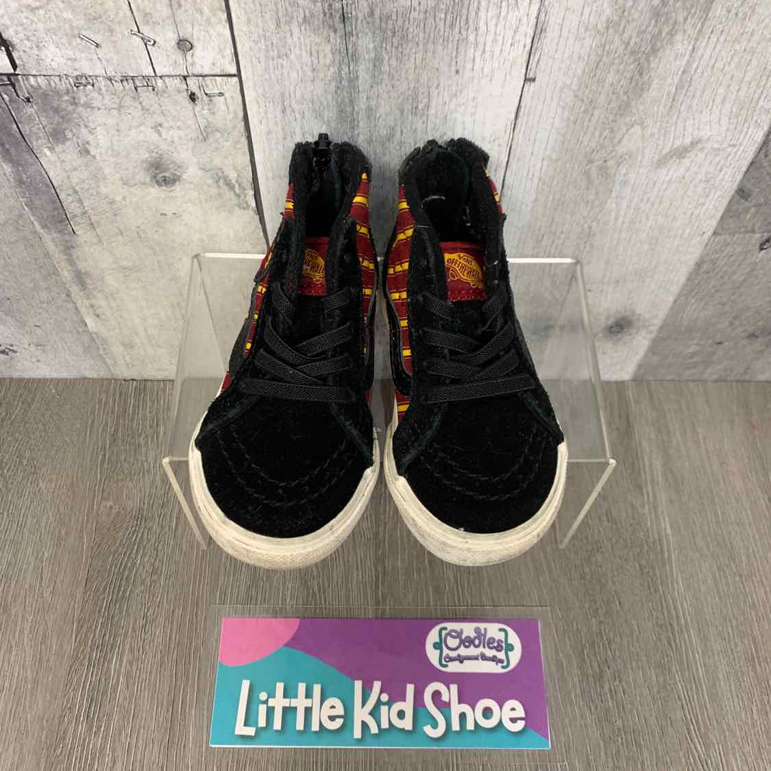 Size 5 Black/Yellow Vans Sneakers
