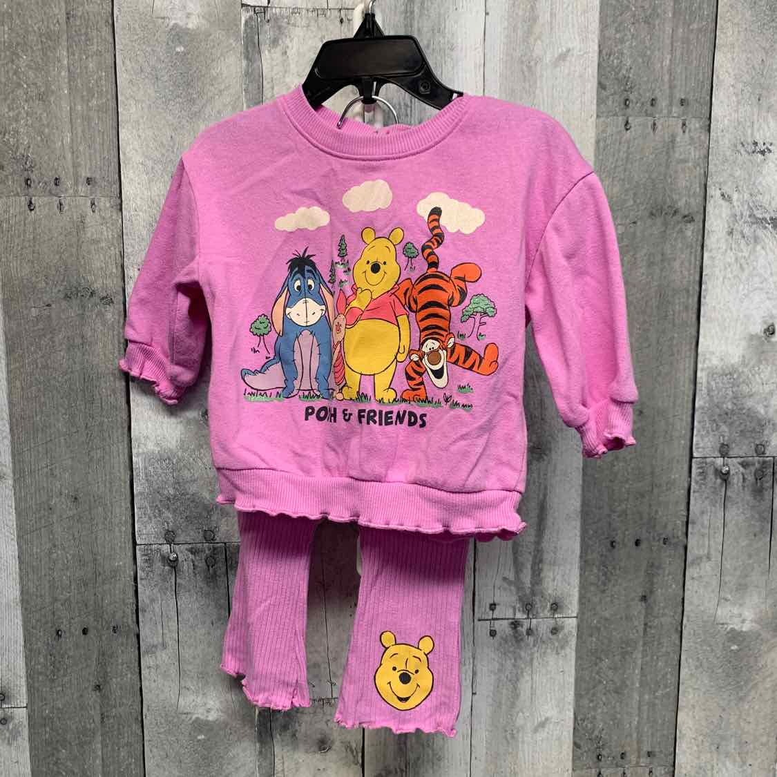 Size 12 Months Purple Disney Shirt/Leggings
