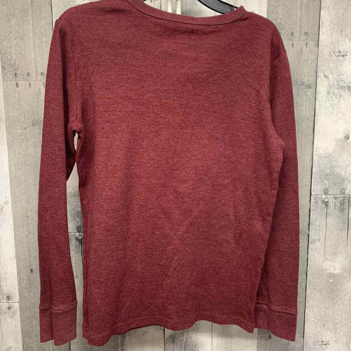 Size 10/12 Burgundy Children's Place Long Sleeve Shirt