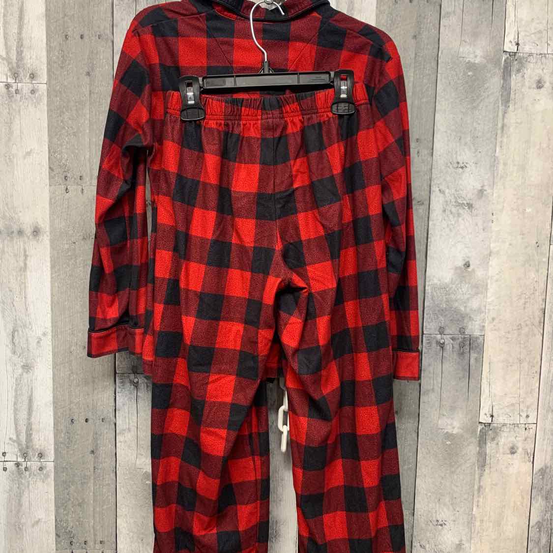 Size 10 Red Plaid Mid Brand 2pc PJs