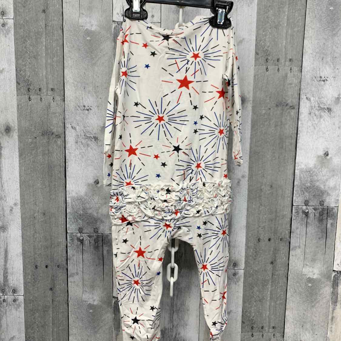 Size 18-24 Months Red/White/Blue Little Buggins Romper