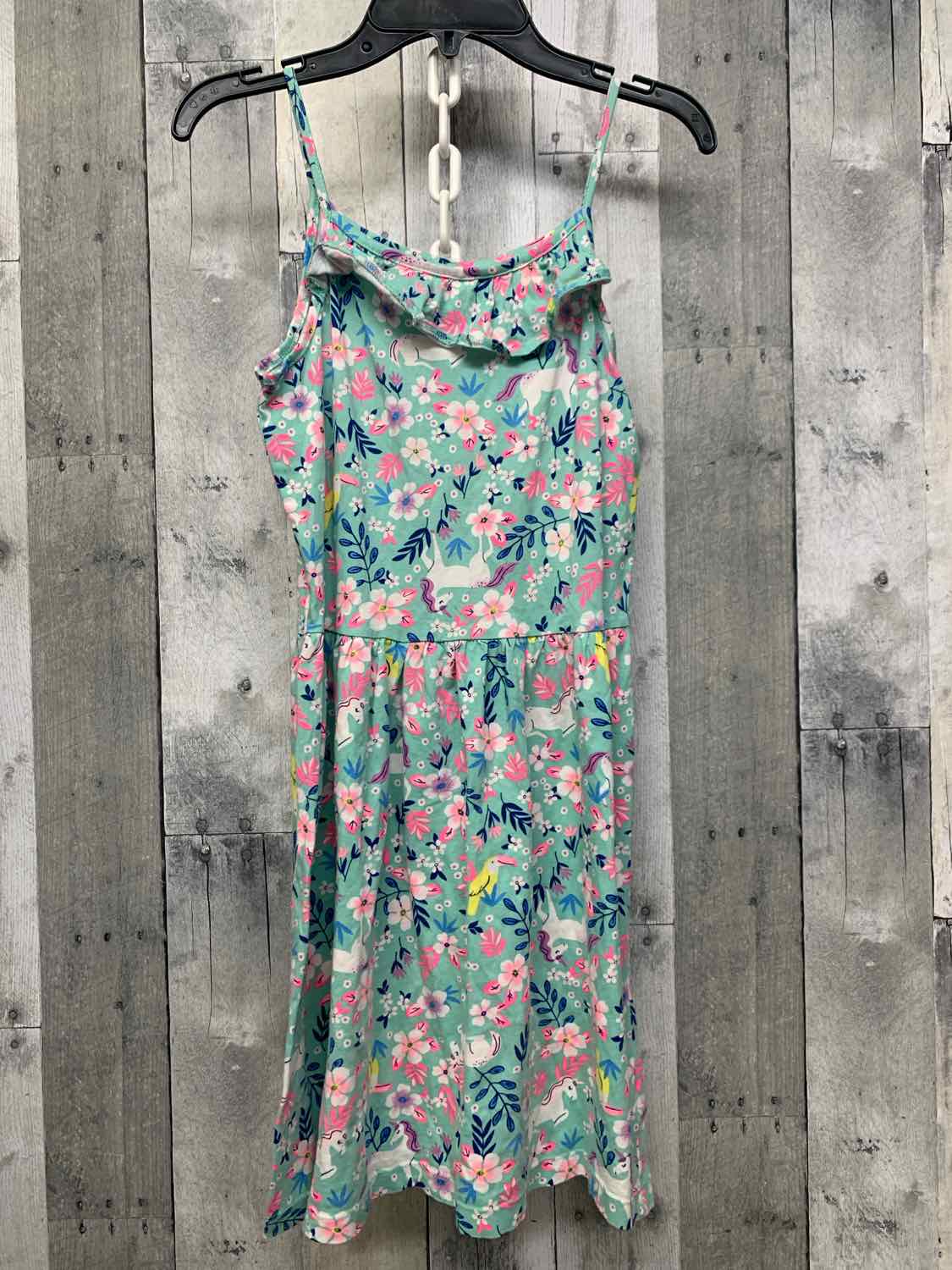 Size 12 Teal Print Carter's Dress