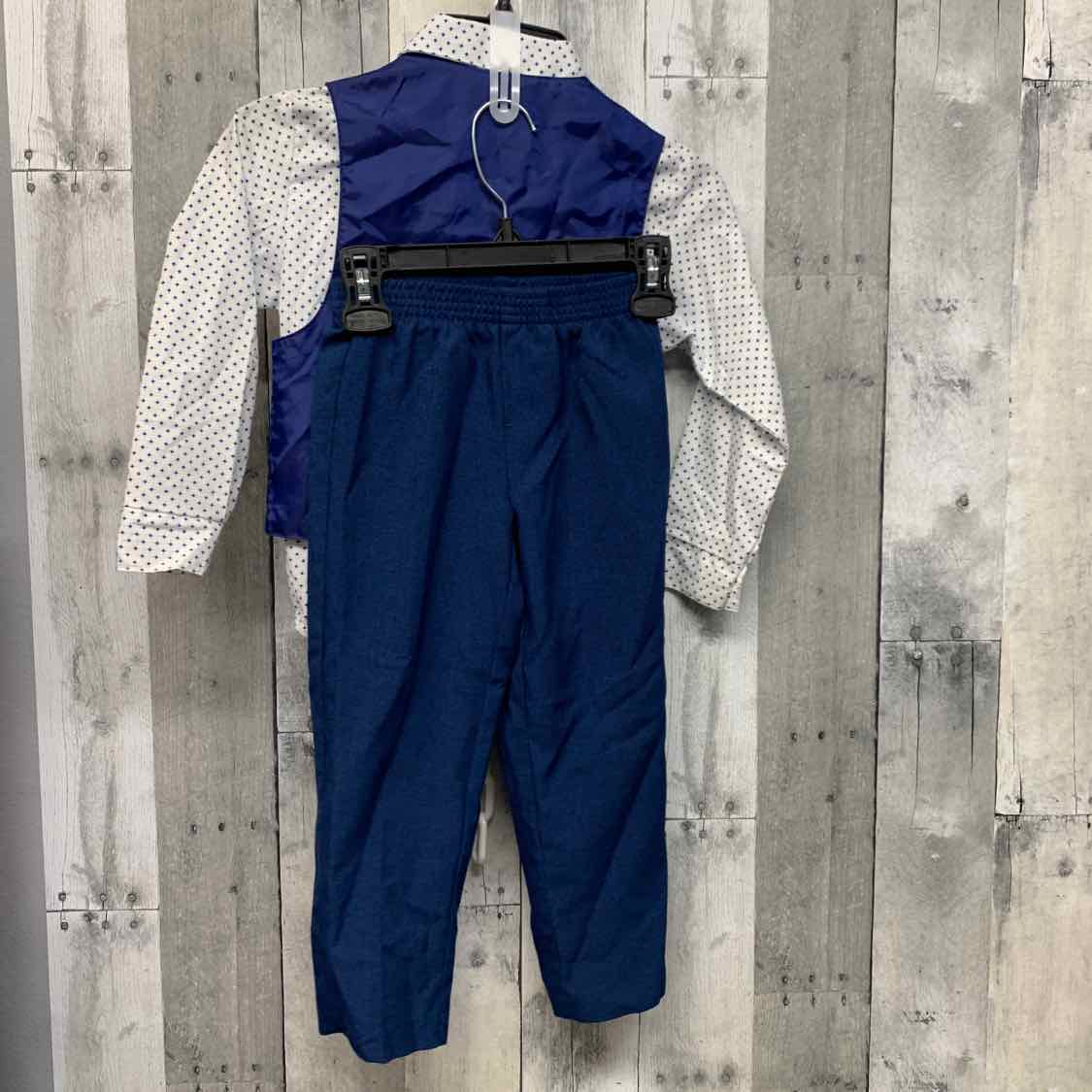 Size 4 White/Blue VanHeusen 2pc+ Suit