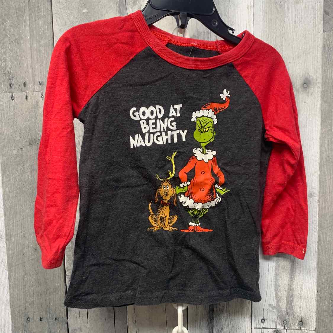 Size 24 Months Red/Green Jumping Beans Long Sleeve Shirt