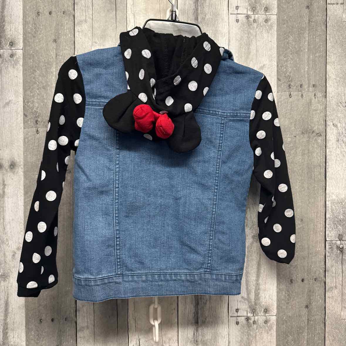 Size 6 Denim/Black Disney Light Jacket