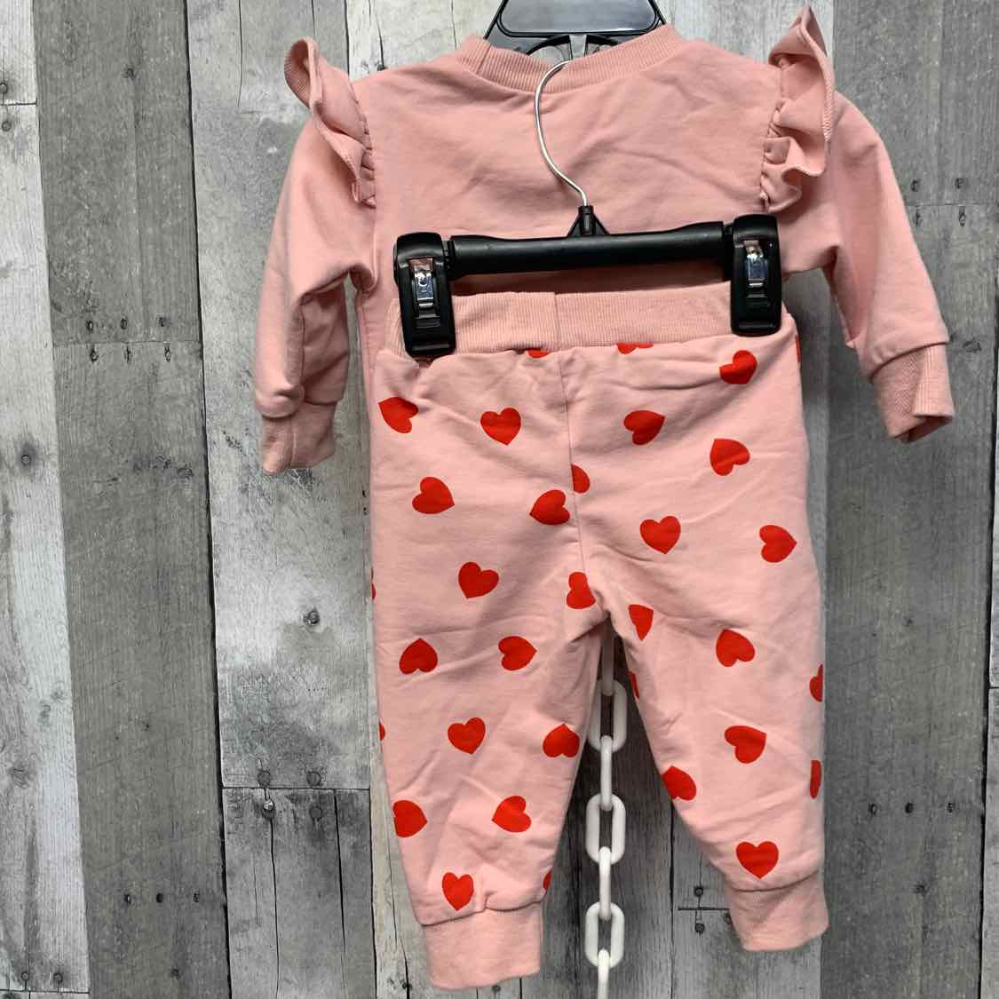 Size 6 Months Pink B Brand Shirt/Pants