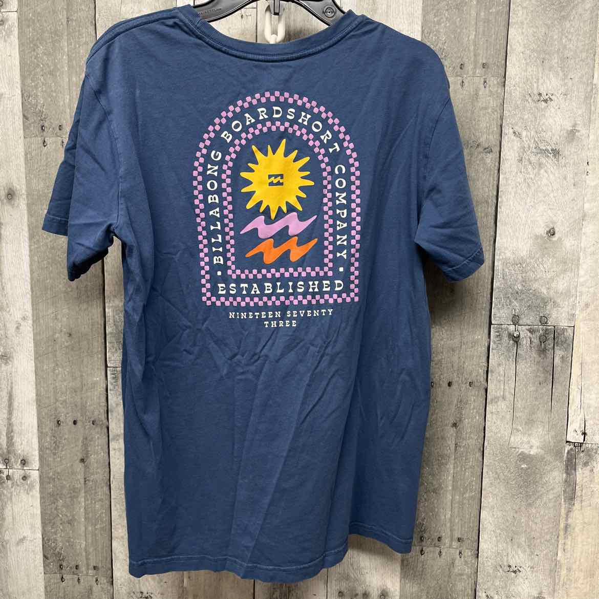 Size XLarge Blue Print Billabong T Shirt