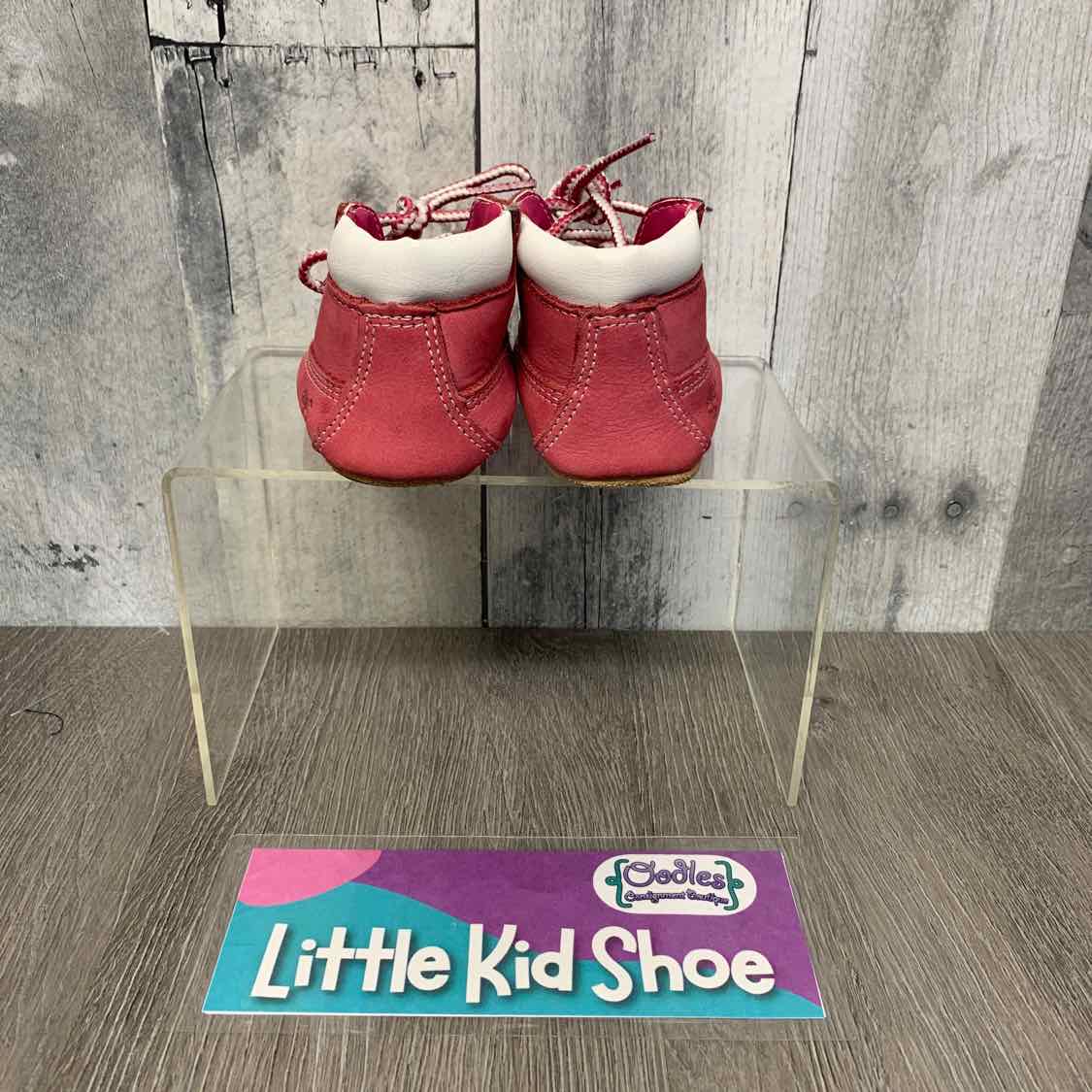 Size 1 Pink Timberland Soft Sole Shoes