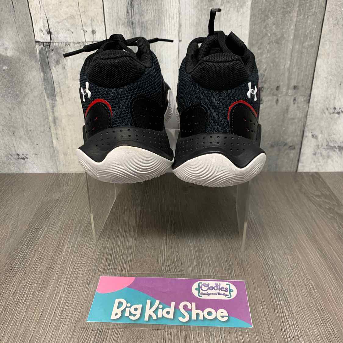 Size 6.5 Black/Red Sport Brand Sneakers