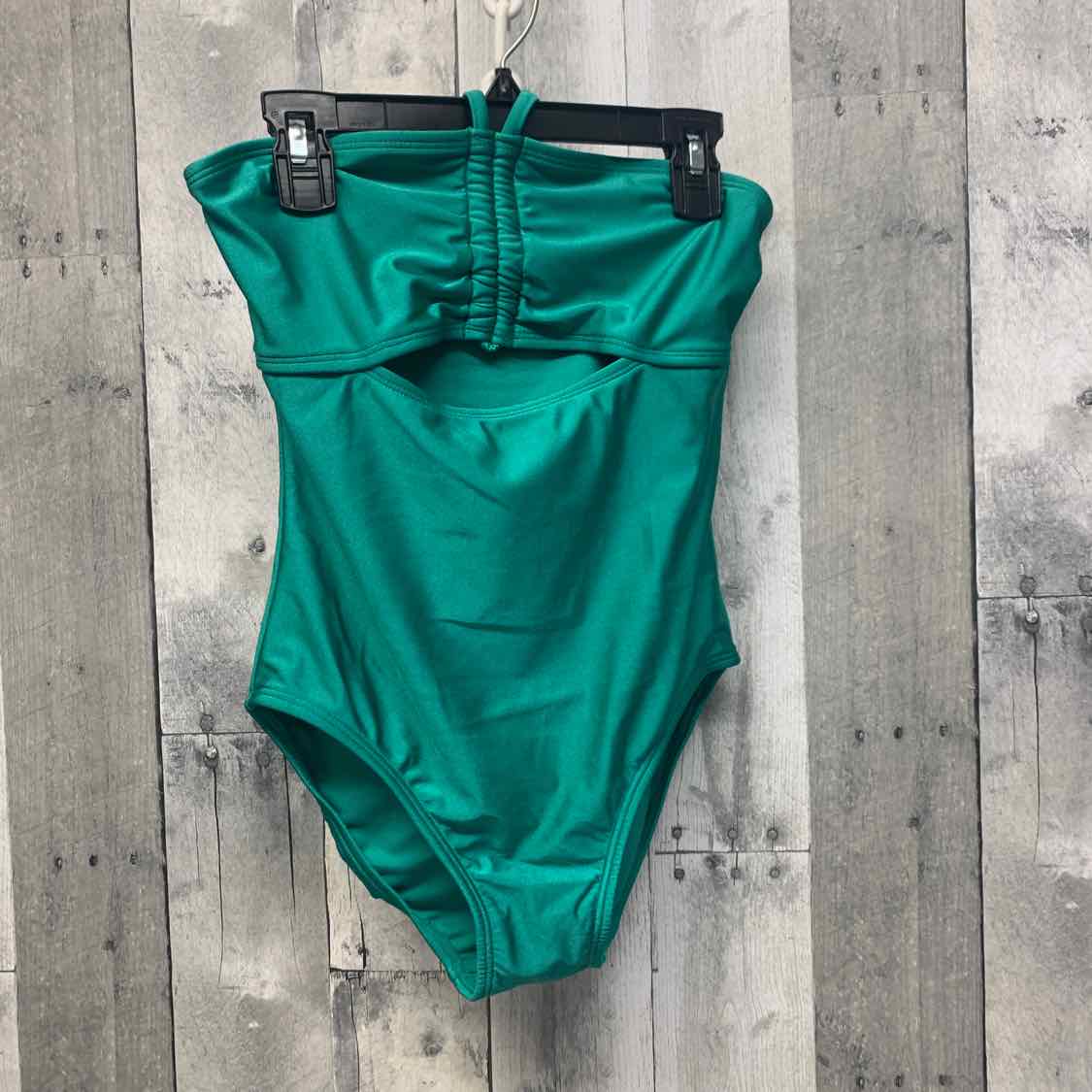 Size 10/12 Green Art Class Swim Suit - 1pc - OodlesCB