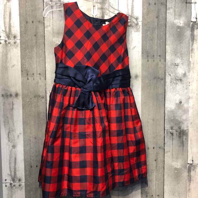 Size 7/8 Red/Navy Cat & Jack Dress - Party