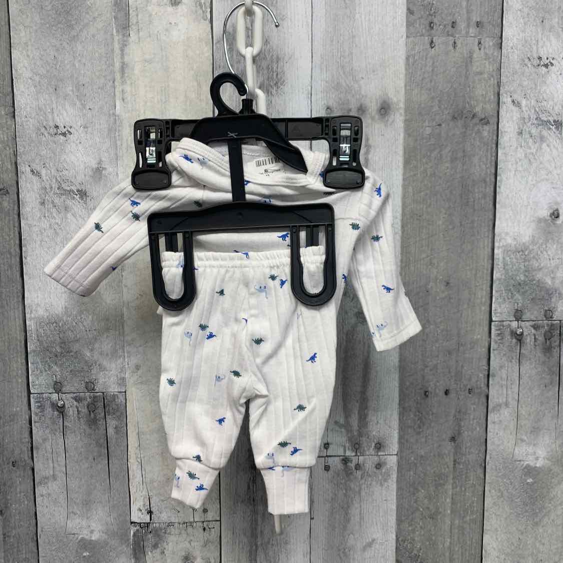 Size Preemie White/Blue Child of Mine Shirt/Pants