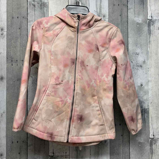 Size 7/8 Pink Print Free Country Heavy Jacket