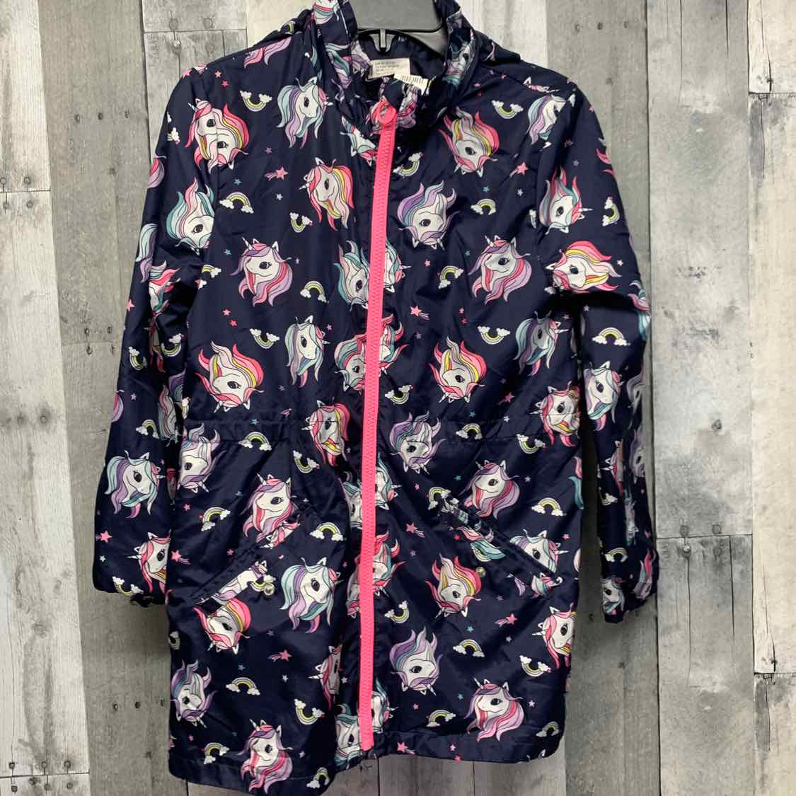 Size 9/10 Navy Print H&M Light Jacket