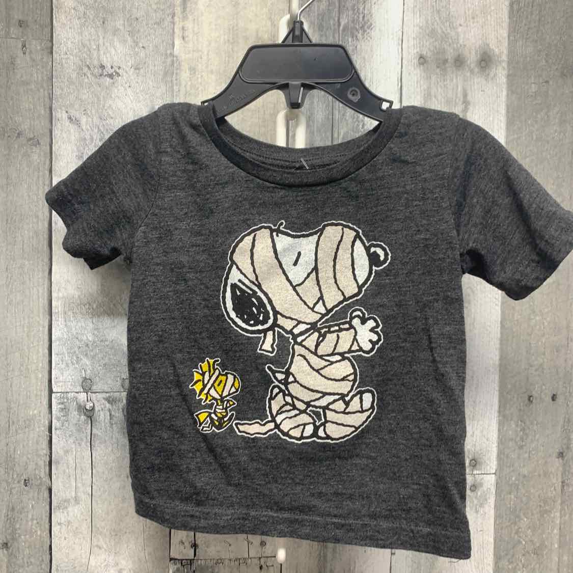 Size 12 Months Gray Print Jumping Beans T Shirt