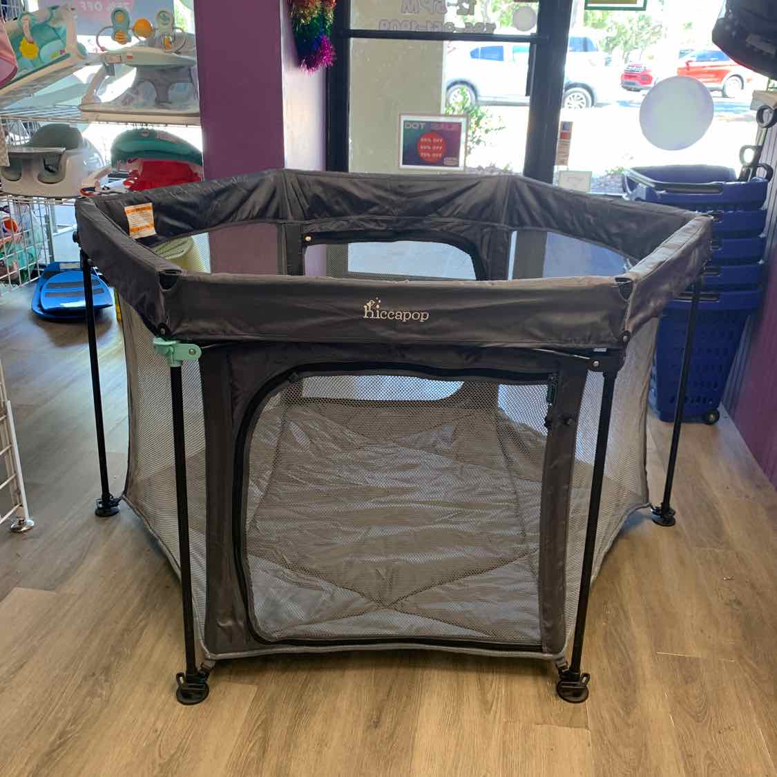 Hiccapop Gray Play Yard