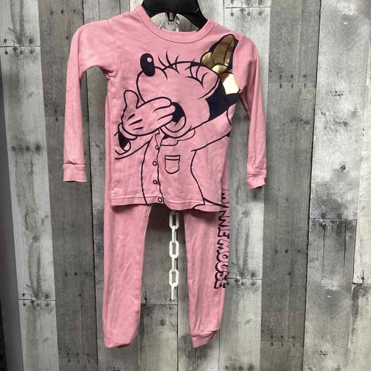 Size 5 Pink Print Gap 2pc PJs