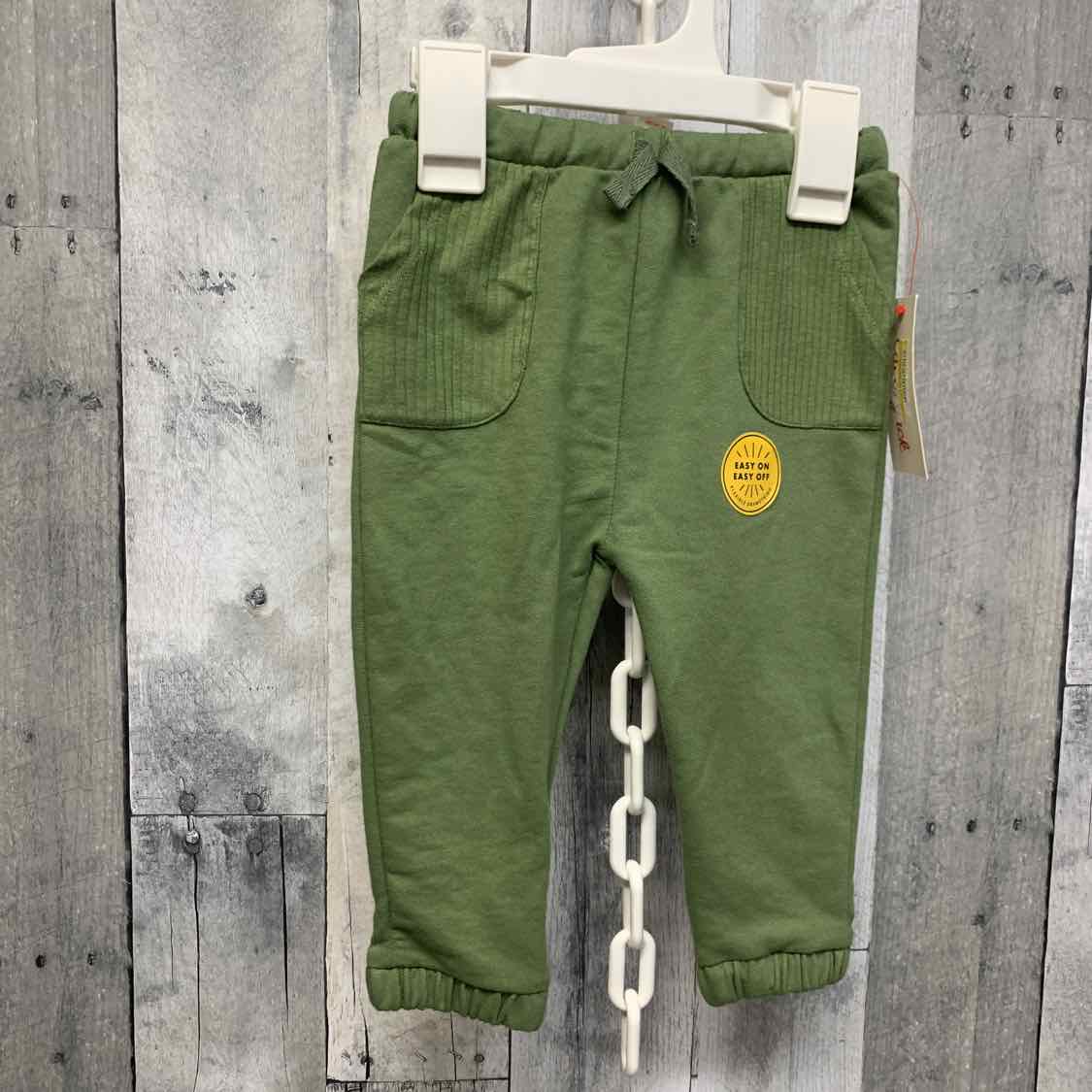 Size 6-9 Months Green Cat & Jack Athletic Pants