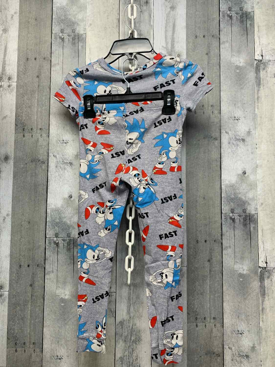 Size 6 Gray Print Mid Brand 2pc PJs