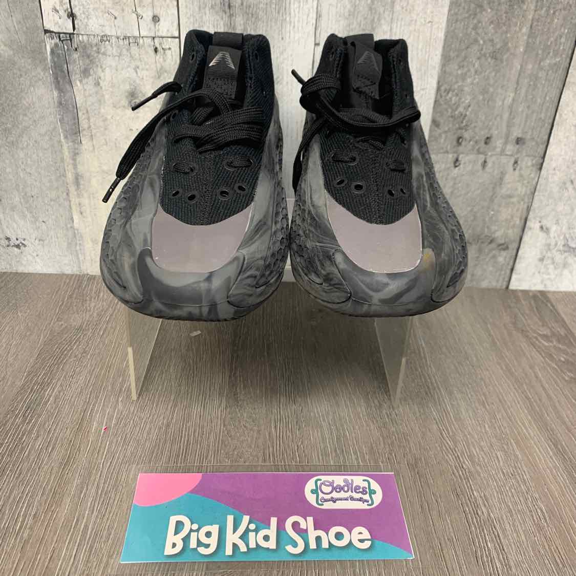 Size 3.5 Black/Gray Sport Brand Sneakers