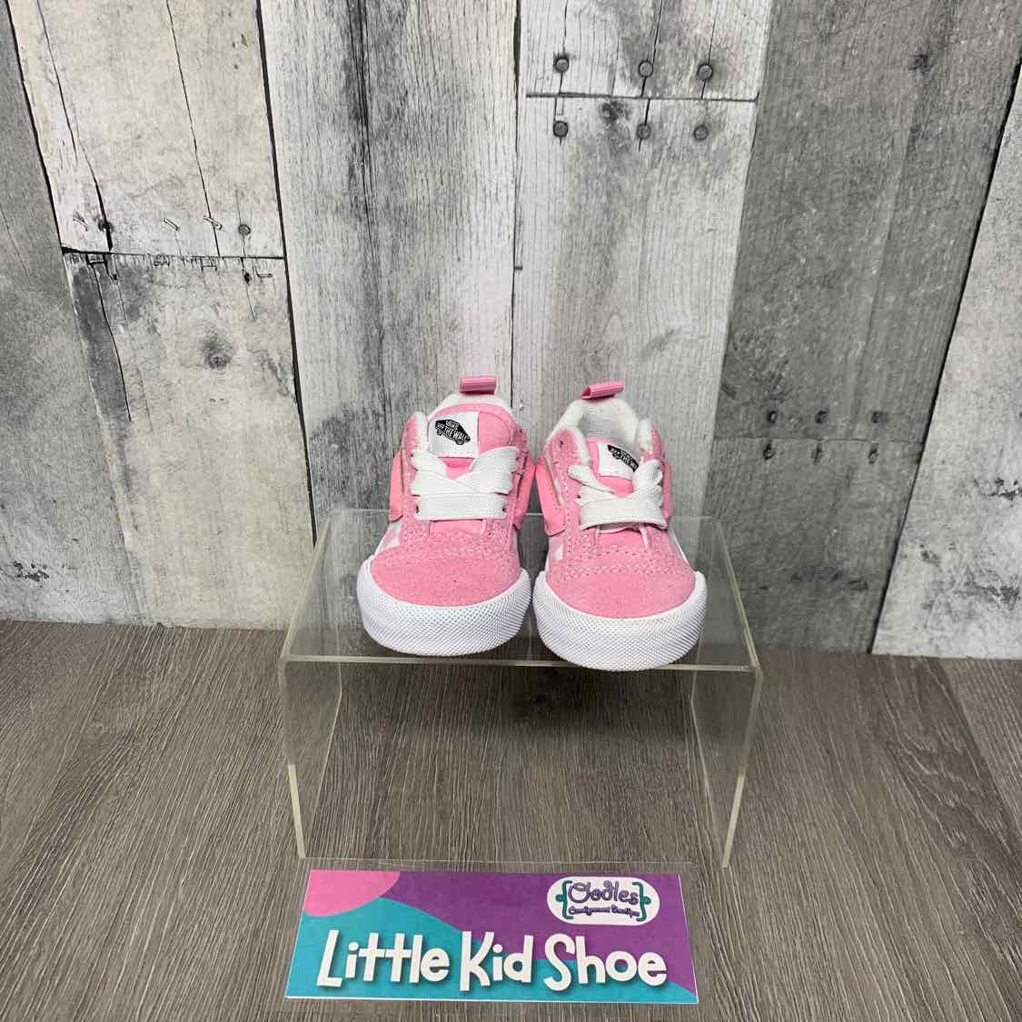 Size 3 Pink Vans Sneakers
