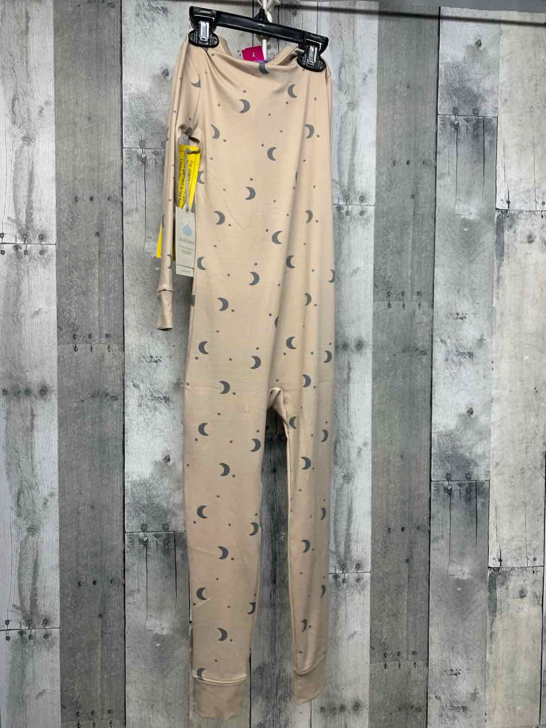 Size 5T Tan Print Cloud Island Footy PJs