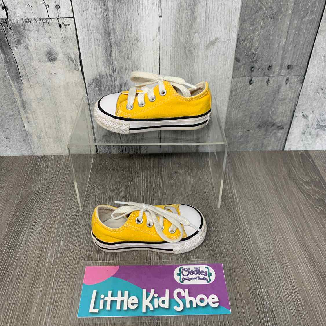 Size 4 Yellow Converse Sneakers - OodlesCB