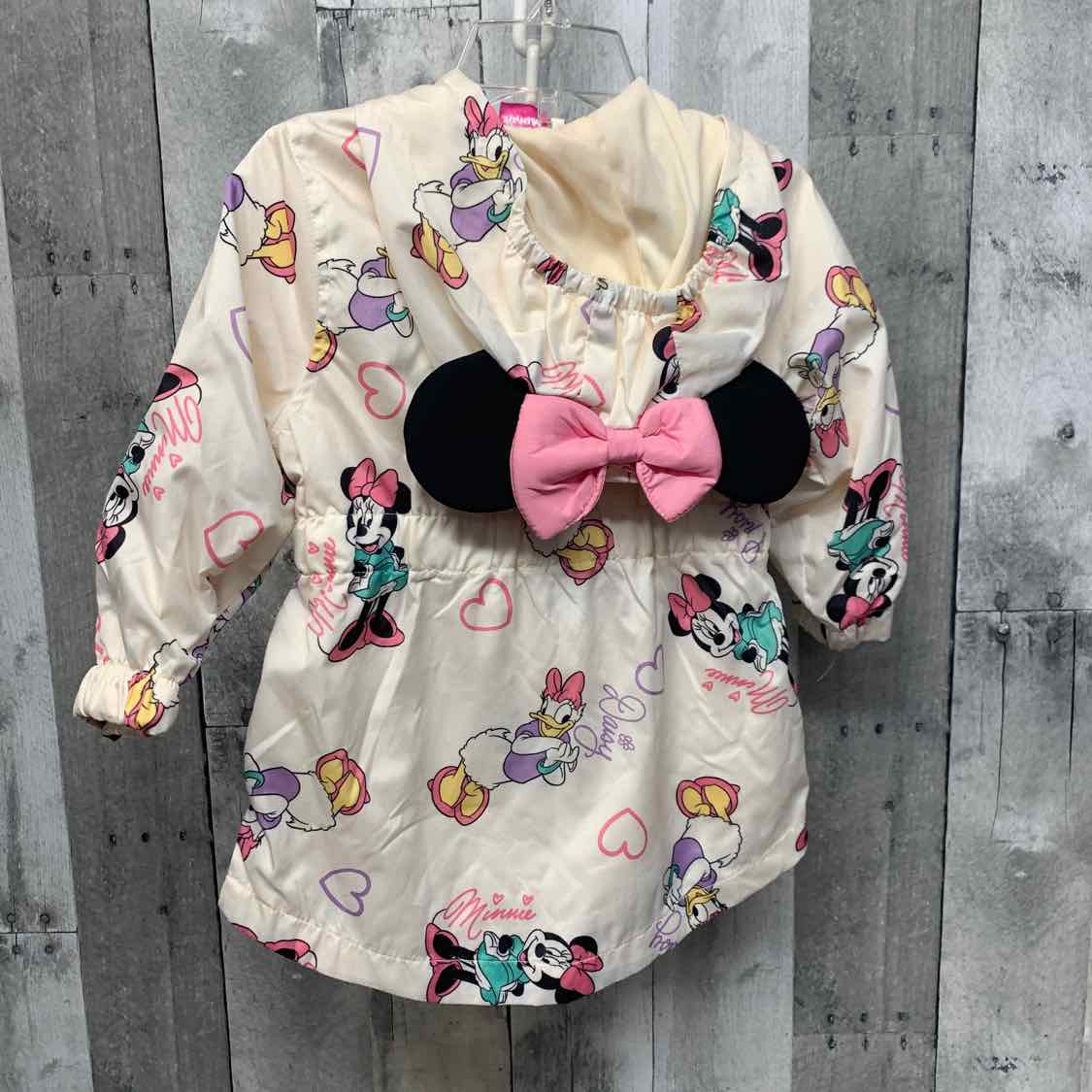 Size 2T Ivory Print Disney Light Jacket