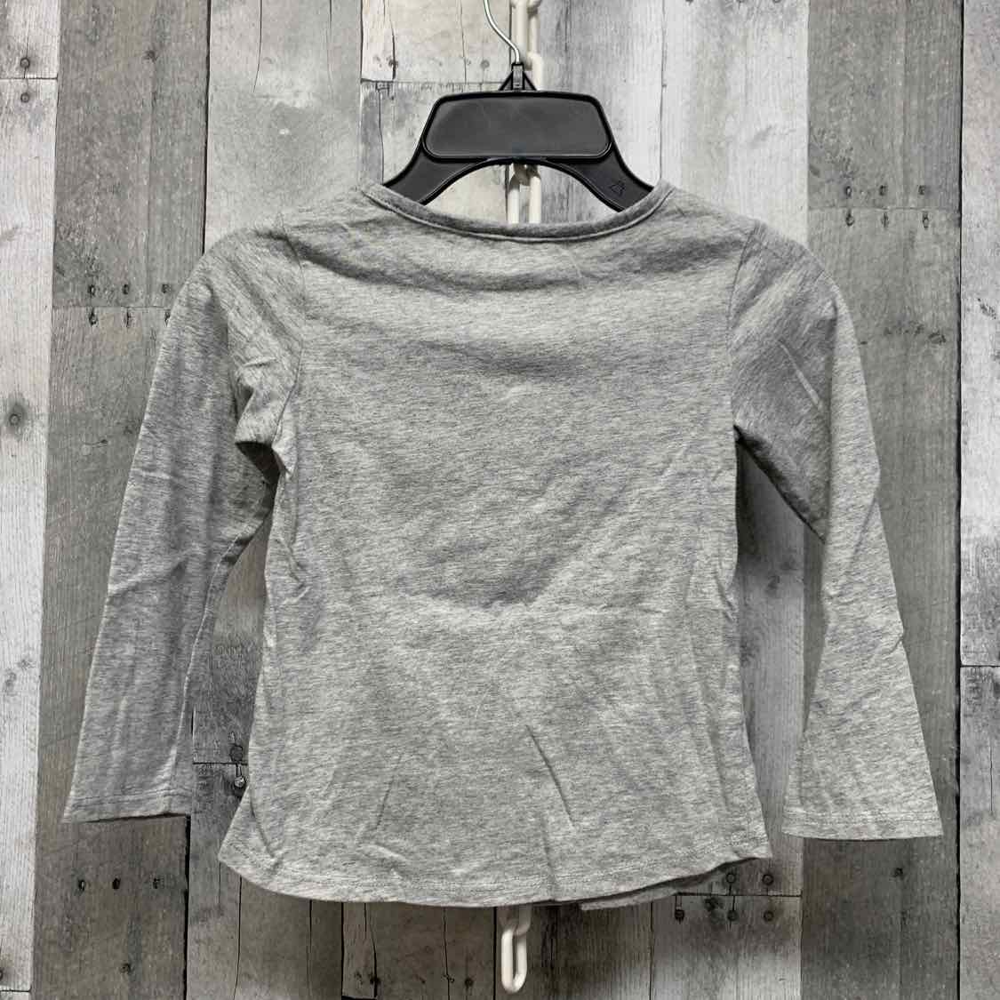 Size 5T Gray Okie Dokie Long Sleeve Shirt