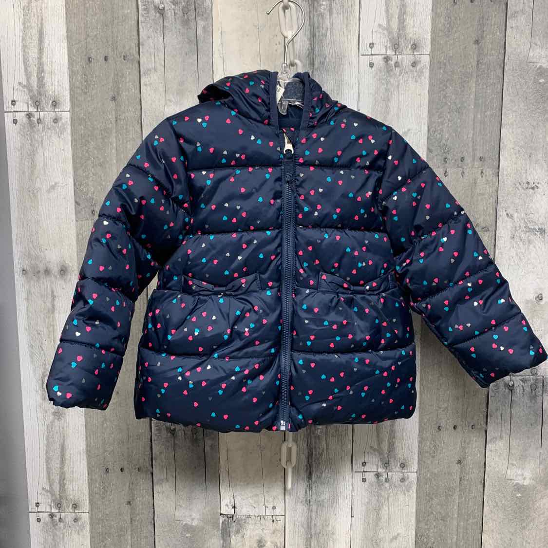 Size 3T Navy Print Wonder Nation Snow Jacket