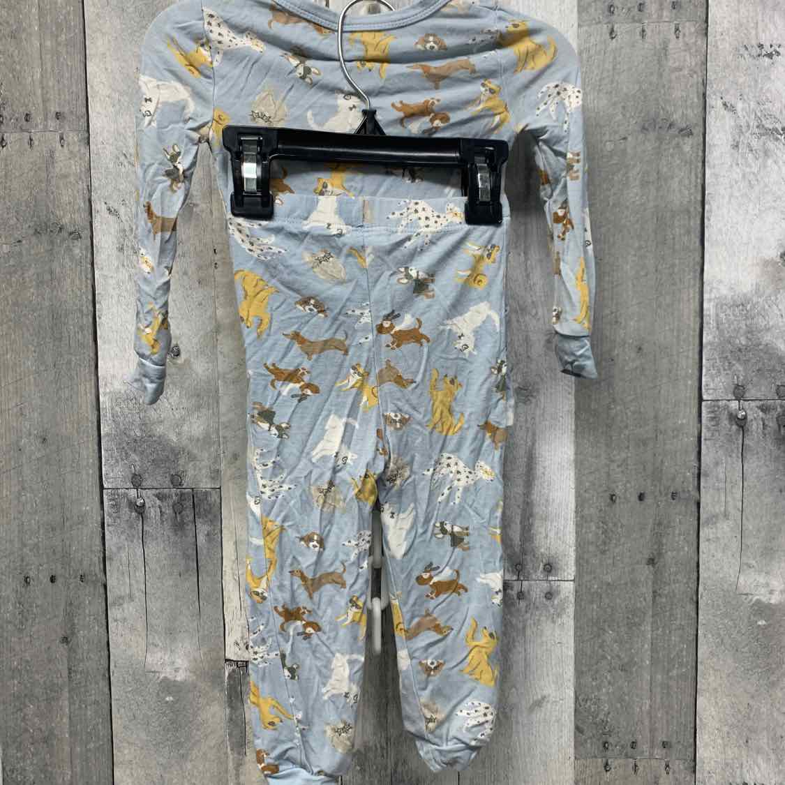 Size 12 Months Blue Print Bamboo 2pc PJs