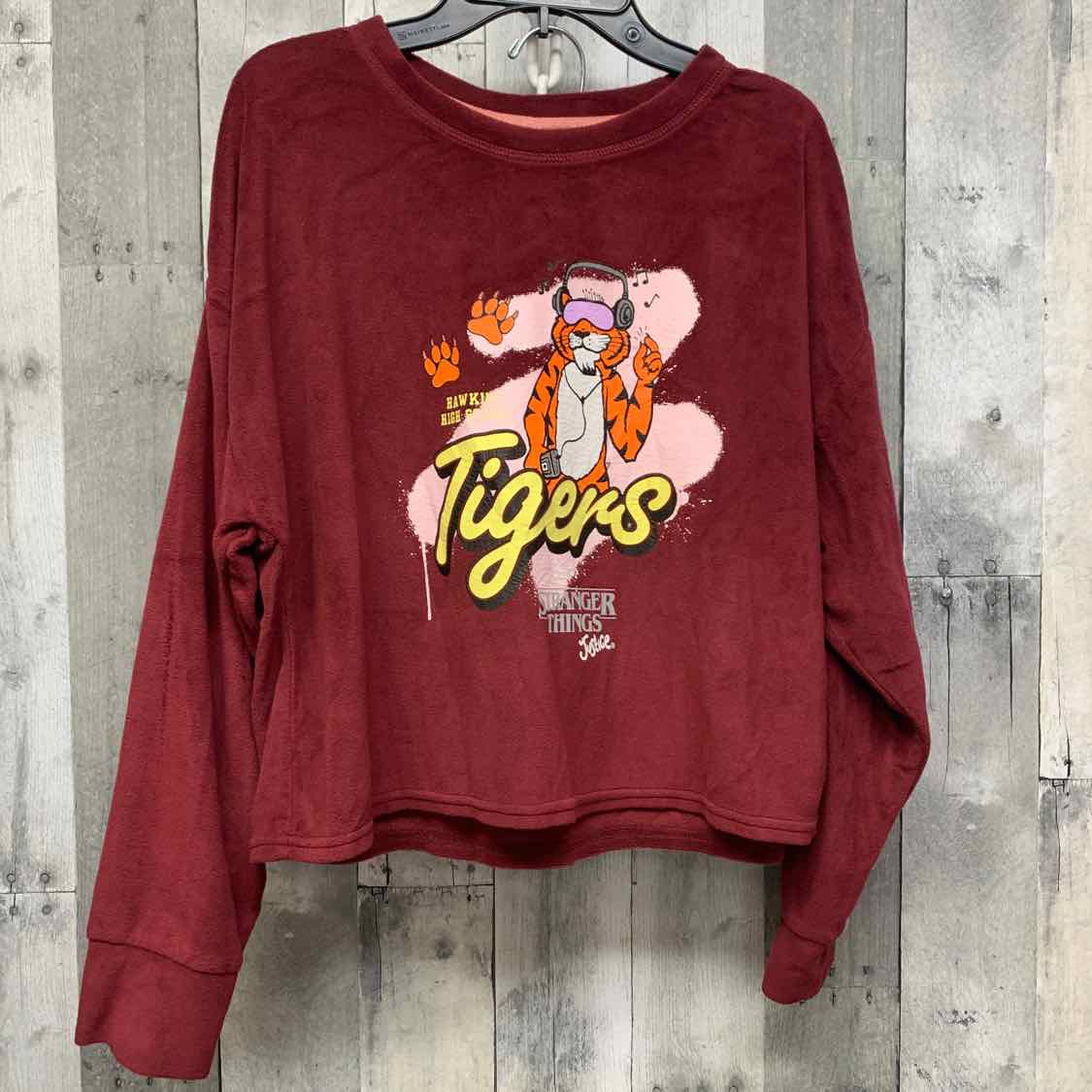 Size 12/14 Red/Pink Justice 2pc PJs