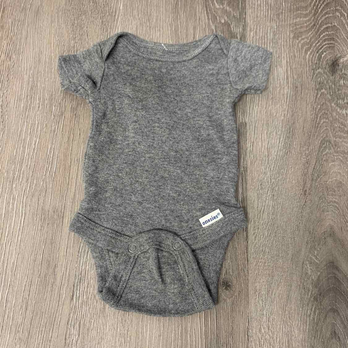 Size Preemie Gray Gerber Bodysuit