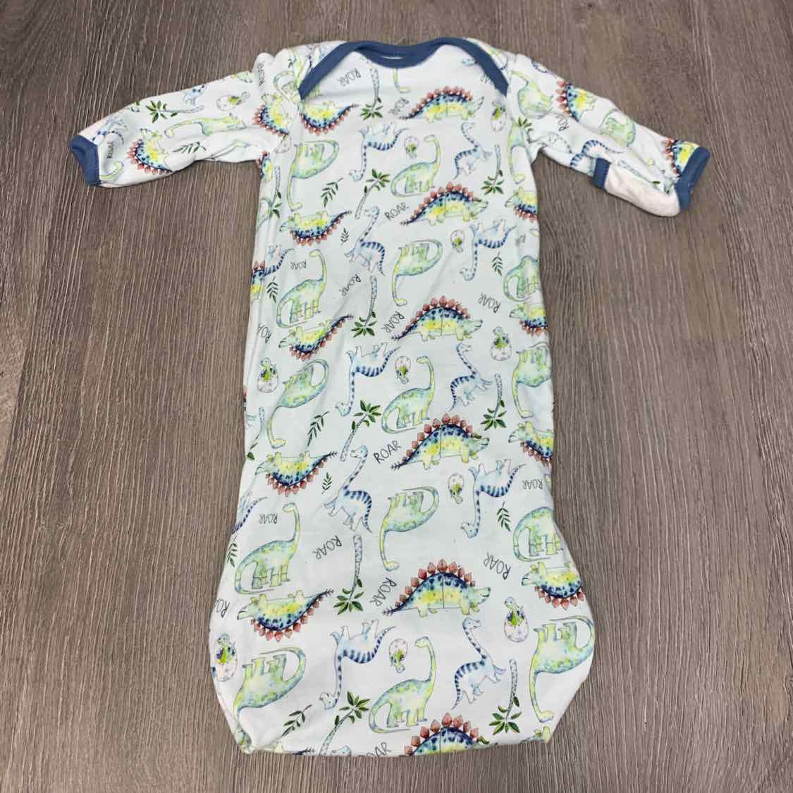 Size Preemie Blue Graphic Bamboo Layette