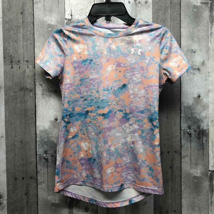 Size Medium Purple/Orange Sport Brand T Shirt