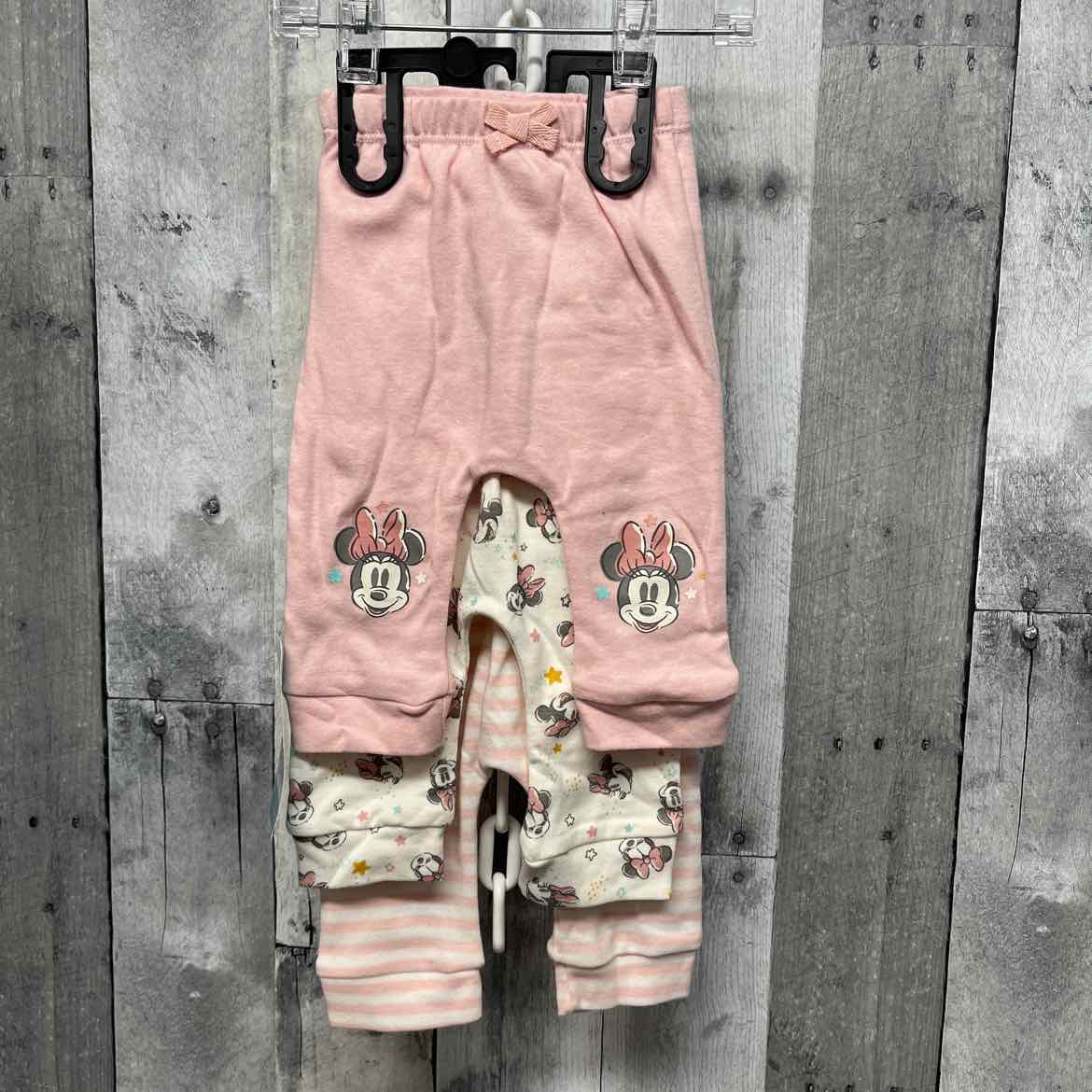 Size 0-3 Months Pink/White Disney Athletic Pants