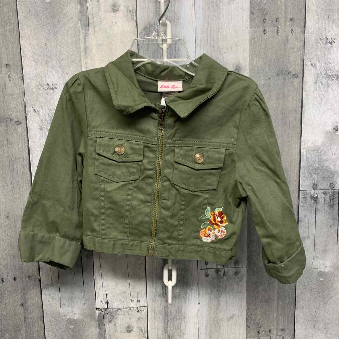 Size 6 Green Little Lass Light Jacket