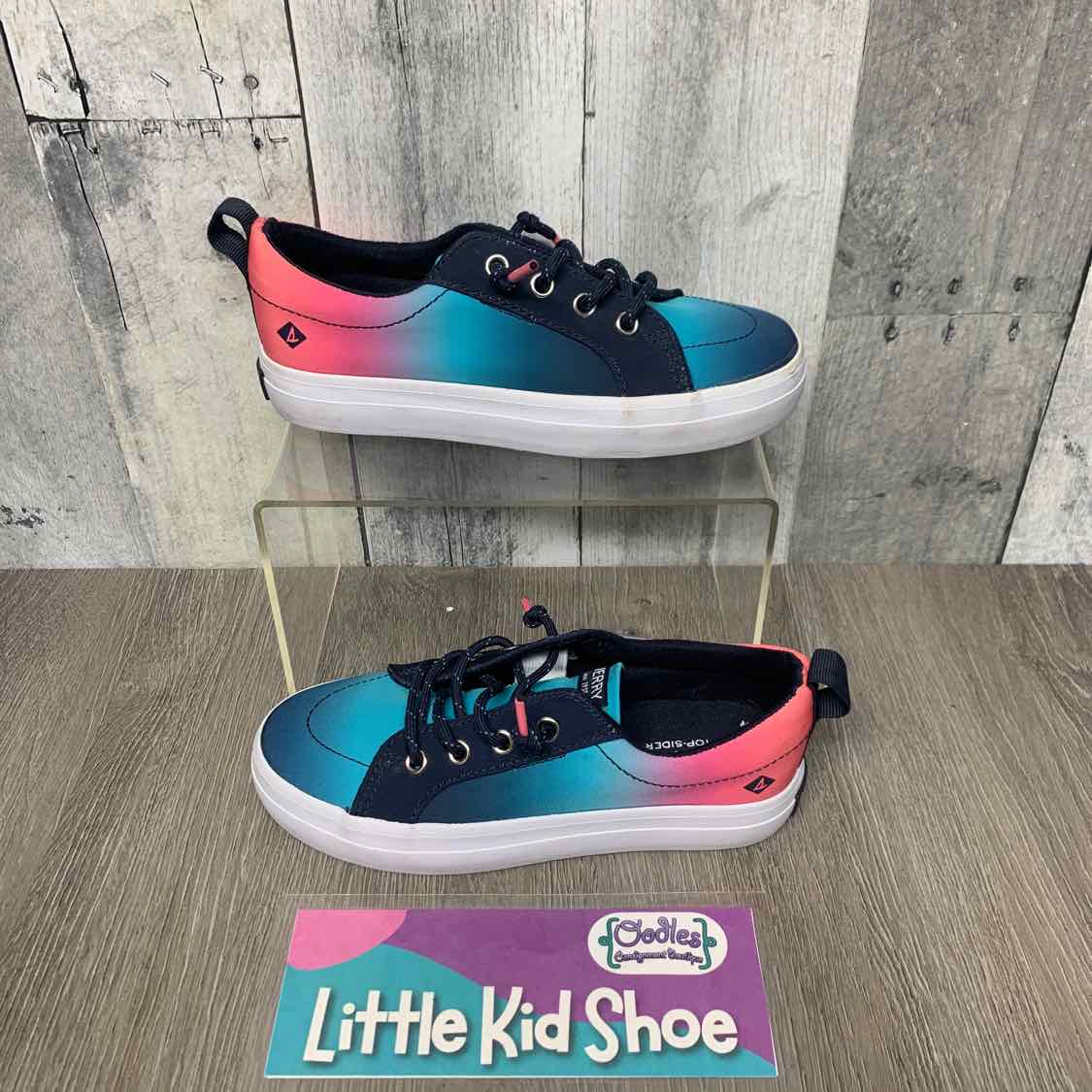 Size 12.5 Navy/Pink Sperry Sneakers