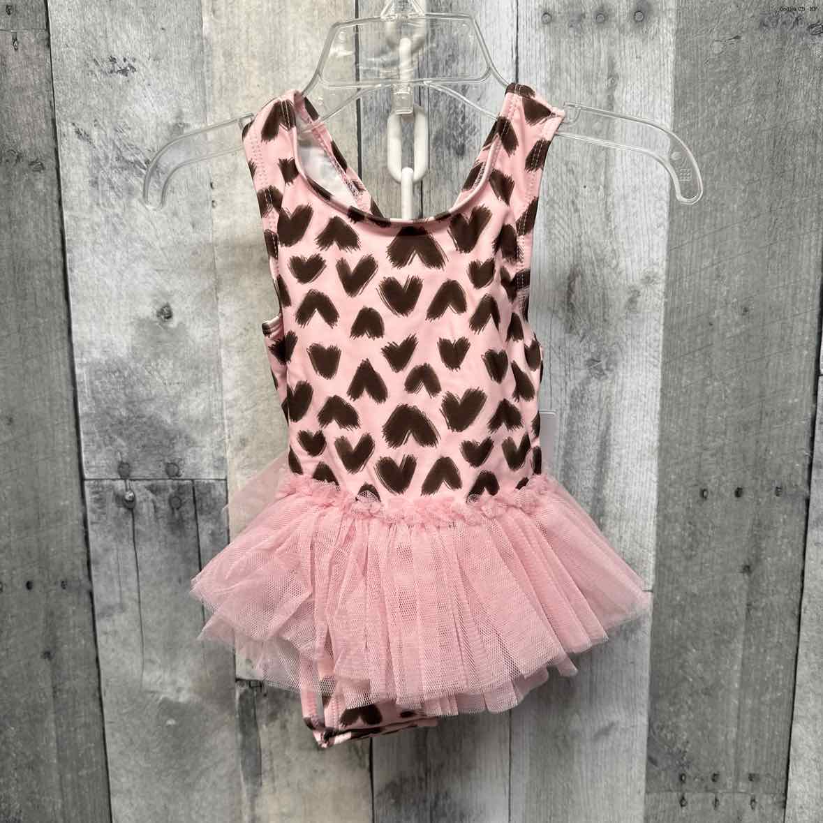 Size 6-12 Months Pink B Brand Swim Suit - 1pc - OodlesCB