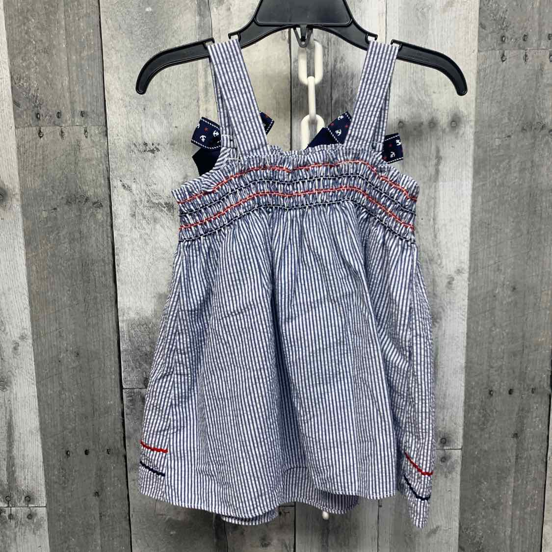 Size 3T Blue Striped Goodlad Dress